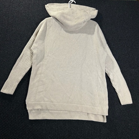 UGG Women Size Small Beige Knit‎ Cowl Neck Sweater M Cotton Cashmere Blend - Picture 3 of 7